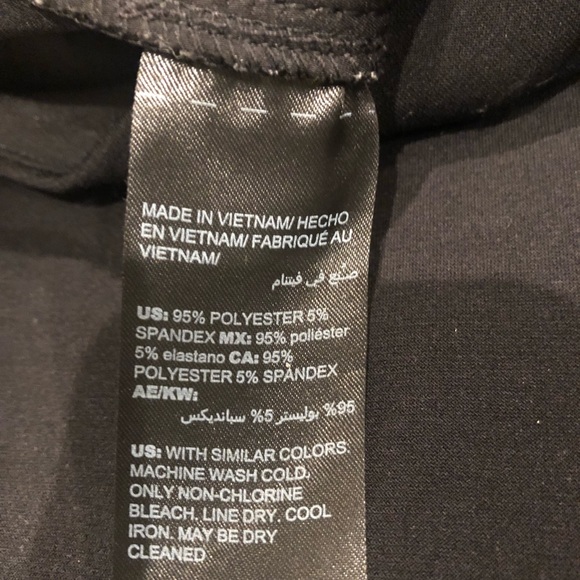 White House Black Market WHBM “The Slim” Dark Black Pants Slacks Size 4 - Picture 5 of 6